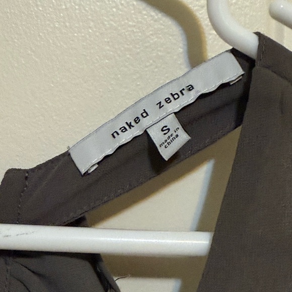 Naked Zebra Ruffle Tank Top - Picture 3 of 3